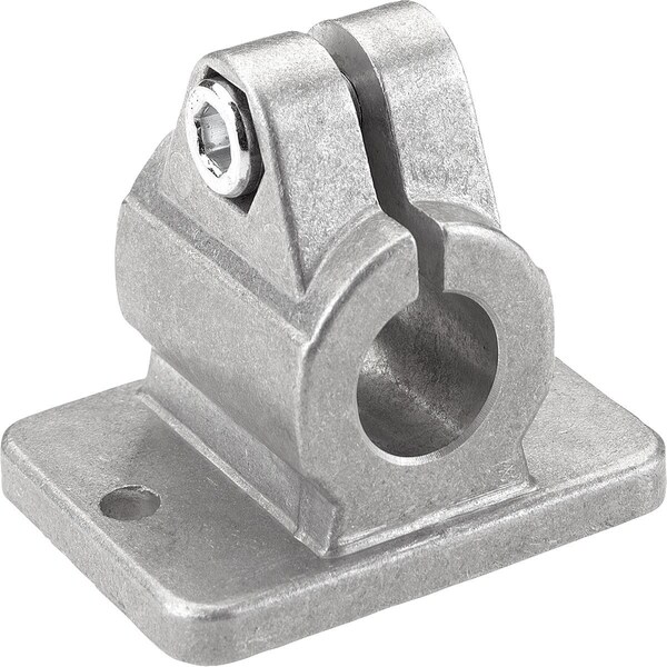Tube Clamp With Flange M=50 G=37 L=40, 5, Form:A Stainless Steel, For Rnd. Tubes, A=18, 1